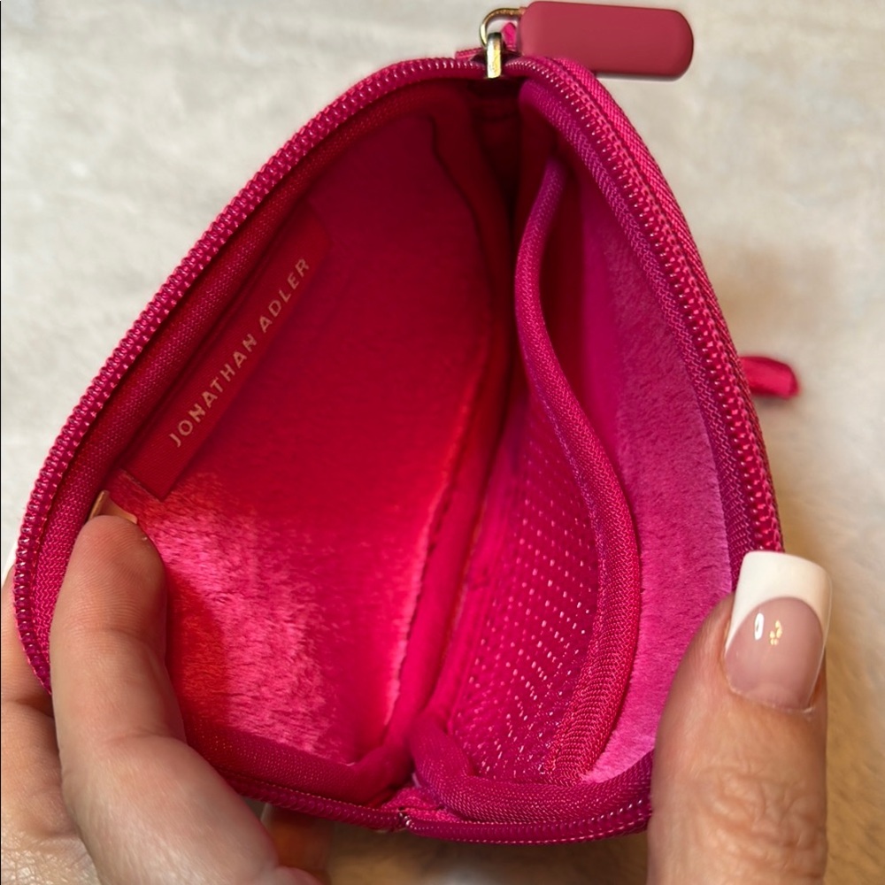 Jonathan Adler Pink and Orange Wallet with Geometric Design - Picture 4 of 4